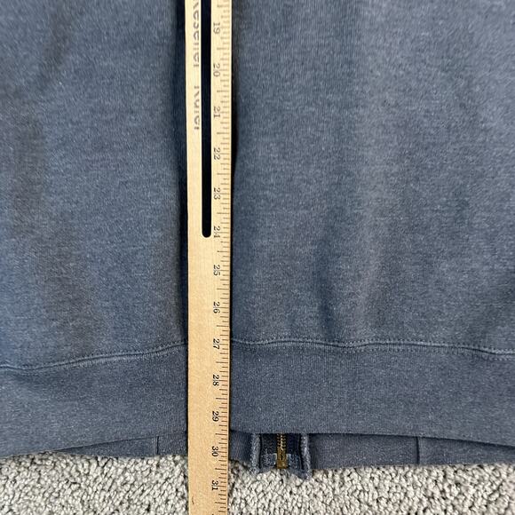 Carhartt Hoodie Mens XL Gray Full Zip Original Fit Fleece Lined Workwear Jacket - Picture 13 of 16